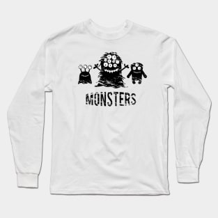 The Funny Monster Long Sleeve T-Shirt